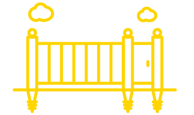 Откатные ворота на свайном фундаменте